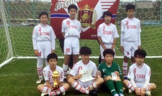 U12優勝別海サッカー少年団