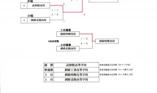 地区予選決勝結果